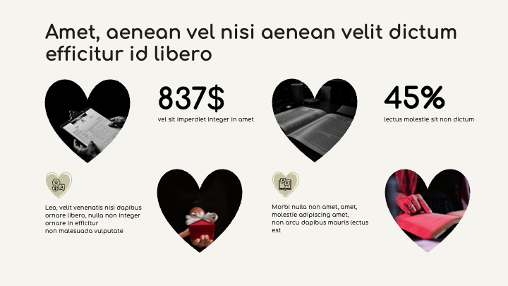 Heart Flare Beige Celebration slide 7